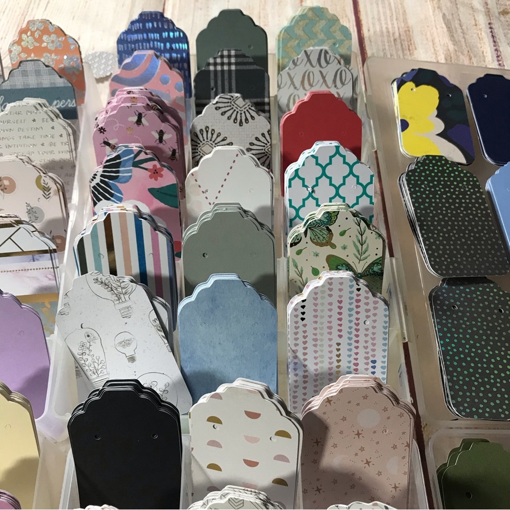 30 pc earring cards tags holders display - Picture 4 of 7